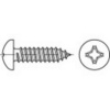 TOOLCRAFT TO-5435274 šošovkové skrutky do plechu 25 mm krížová dražka Pozidriv DIN 7981 ocel glavanizované zinkom 100 ks; TO-5435274