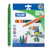 Fixy MILAN guľaté 0,5 mm MAXI - sada 12 ks