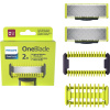 Pánske náhradné hlavice Philips OneBlade Náhradné čepele na tvár a telo + hrebeň na telo QP620/50 (QP620/50)
