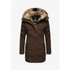 Marikoo LIEBLINGS JACKE Dámska zimná bunda s kapucňou, dark brown - XXL