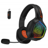 CONNECT IT BIOHAZARD Blast herní bezdrátová sluchátka s mikrofonem,RGB pods.,BT/2,4GHz/Jack+USB-C/ČERNÁ
