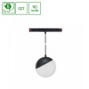 SPECTRUMLED SYSTEM SHIFT CCT- GLOBE P SUSPENDED SPHERE TRACK LIGHT FI100 (815MM CABLE) 5W 165DEG BLACK CCT SWITCH 5Y WARRANTY
