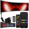 Lampa Samochodowa DIY Pasek LED 10x38 cm Diabolské oči LED Oči Nákladné autá