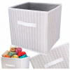 ORGANIZÉR DO SKRINE textilný box 31x31x31 na oblečenie, ponožky, nohavice