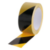 LEVIOR® Výstražná páska samolepicí černožlutá, 50 mm × 33 m 38947