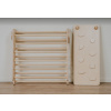 Leg&go Montessori obojstranná doska/šmykľavka prírodná