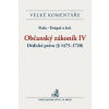 Občanský zákoník IV. Dědické právo (§ 1475-1720) - Komentář - kolektív autorov