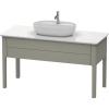 DURAVIT Luv stojaca skrinka pod umývadlo, pod dosku, 1 zásuvka, 1338 x 570 x 743 mm, stone šedá matná lakovaná, LU956109292