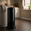 WESCO Big Baseboy 30 l čierny - oceľový pedálový odpadkový kôš