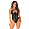 Elegantné body Norides teddy - Obsessive XL/2XL černá