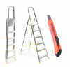 Rebrík - Hliníkový rebrík 3x14 Alossa Profi Plus + Freebies (Rebrík - Hliníkový rebrík 3x14 Alossa Profi Plus + Freebies)