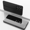 Knižkové puzdro Electroplating Mirror na Samsung Galaxy A33 5G - Čierna
