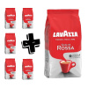 5kg balíček + 1kg Lavazza Qualita Rossa zrnková káva