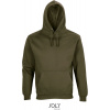 SOL´S CONDOR / Unisex mikina s kapucňou - army S