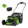 60V kosačka na trávu 46 cm Greenworks nabíjačka GD60LM46HPK4 + sada batérií 4Ah