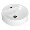 Umývadlo - OMNIRES MALLORCA UMÝVADLO ø43 cm BIELY LESK (Umývadlo - OMNIRES MALLORCA UMÝVADLO ø43 cm BIELY LESK)