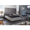 LuxD Dizajnová posteľ Gallia 160 x 200 cm strieborno-sivá