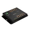 StarTech.com IES101GP2SFW Řízený L2 Gigabit Ethernet (10/100/1000) Podpora napájení po Ethernetu (PoE) Černá síťový přep