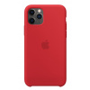 Apple silikónový kryt pre Apple iPhone 11 Pro, Červený (Red)