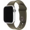 Fixed Silicone strap set silikonových remienkov na príncípe rýchloupínania pre Apple Watch 42/44/45/49mm, olivový FIXSST-434-OL