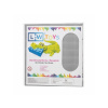 L-W Toys Veľká podložka na stavanie 50x50 bodov sivá
