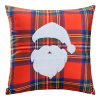 Darymex VIANOČNÁ DEKORAČNÁ OBLIEČKA NA VANKÚŠ SANTA 45X45 CM VZOROVANÁ