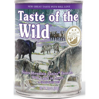 Taste of the Wild Dog Konzerva Sierra Mountain 390 g