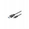 PremiumCord Kabel USB 3.1 konektor C/male - USB 3.0 A/male, černý, 2m (ku31ca2bk)