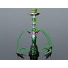 Vodná fajka HOOKAH 56cm/3 zelená v MODROM KUFRÍKU