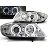 BMW E90 / E91 05-08 - predné chrom svetlá s ANGEL EYES CCFL