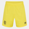 Umbro Rangers Goalkeeper Shorts 2025 2026 Adults Yellow S