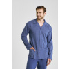 Taro Darek 3483 long/r M-2XL Z25/26 pánske pyžamo bez gombíkov džínovina M