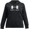 Under Armour Ua Rival Fleece Logo Hoodie& dámska mikina Black 24 (5XL)