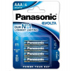 PANASONIC Alkalické baterie EVOLTA Platinum LR03EGE/4BP AAA 1,5V (Blistr 4ks) (2781,00)