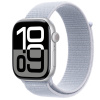 Apple Watch Series 10 GPS 46mm Silver Aluminium Case with Blue Cloud Sport Loop