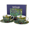 Duo Porcelánová šálka s podšálkou Van Gogh Irises 2 x 90 ml