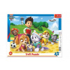 Trefl deskové Paw Patrol/Tlapková patrola na stopě 37x29cm 25 dielov ve fólii v boxu