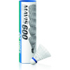 Míčky na badminton Yonex Mavis 600 bílé modrým pruhem 6 ks