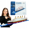 Konštrukčné kocky Titanic 1878 dielov pre deti od 9 rokov + plast