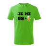 Je mi 60 pivo - Tričko detské bavlnené - 134 cm/8 rokov ( Apple Green )