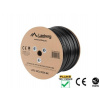 LANBERG LAN KABEL CAT.5E FTP 305M PEVNÝ VENKOVNÍ KABEL S GELOVOU VÝPLNÍ CU ČERNÝ FLUKE PASS LCF5-30CU-0305-BK