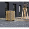 Hide box na odpadky - 1 koš (240l), drevený 80x69x115 cm