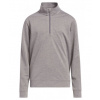 Detská golfová mikina Adidas Quarter Zip Solid S Sivá