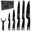 Sada kuchynských nožov 6ks Bachmayer BM-6647 – čierna