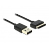 Delock synchronizační a napájecí kabel USB 2.0 samec > ASUS Eee Pad 40 pin samec 1 m 83451