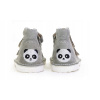 Detské profilaktické papučky Danielki T125 sivé - panda, veľkosť 19