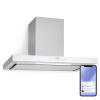 Klarstein Alinea 90 Smart, digestor, 90 cm, nástenný, WiFi, A++, 500 m³/h, dotykový displej (CGCH3-Alinea-90WH)