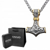 Retiazka s príveskom Thorovo kladivo GINARO Vikings Collection OCEĽ VYPR