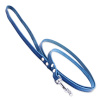 Vodítko Tamer Leather Classic tyrkysové, šírka 1cm, dĺžka 115cm