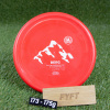 BERG - K3 (Kastaplast) - overstable discgolf putter Farba: Červená 173-175g